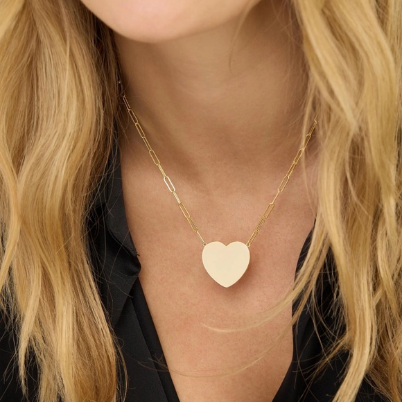 Melinda Maria XL Heart Pendant Necklace with Samantha Chain Limited Edition - Picture 4 of 5